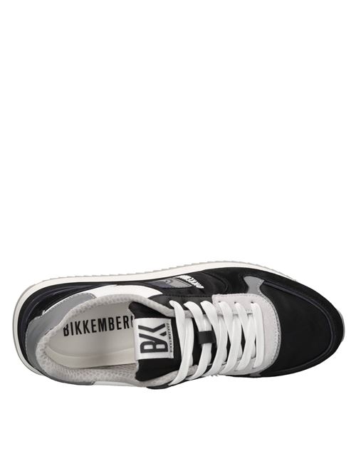  BIKKEMBERGS | 27107/CP D SUEDENERO-BIANCO-GRIGIO